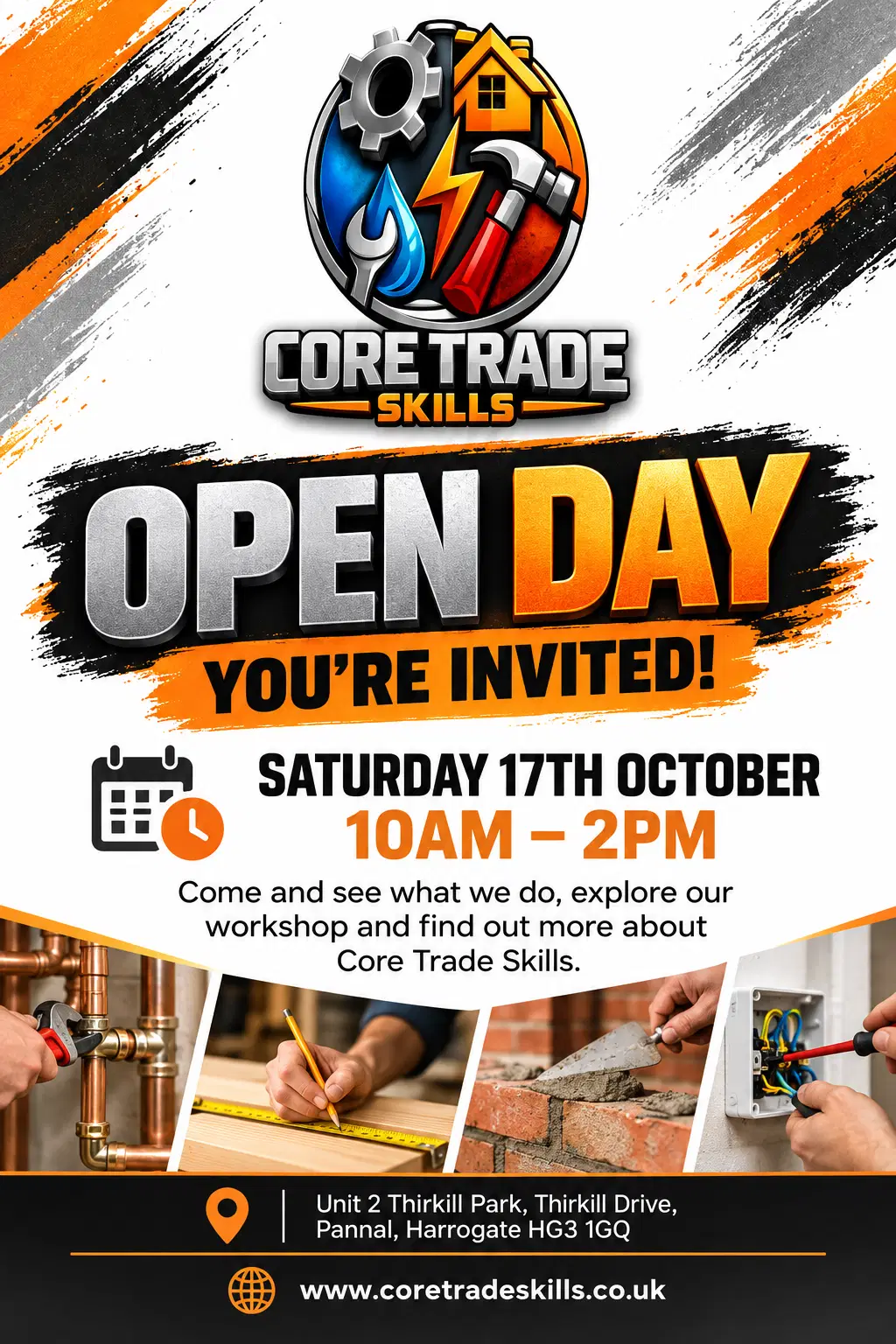 OPEN DAY. Saturday 17th Oct