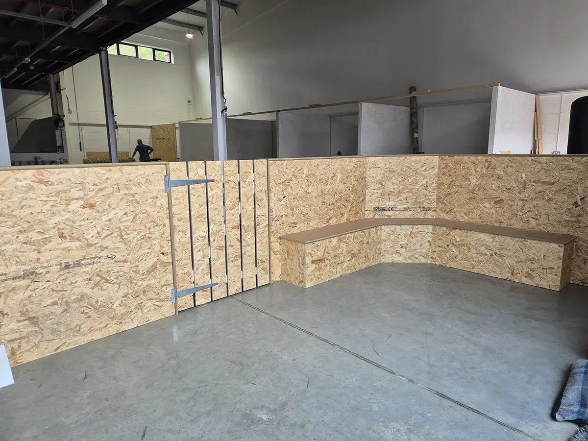 Building the Reception Area